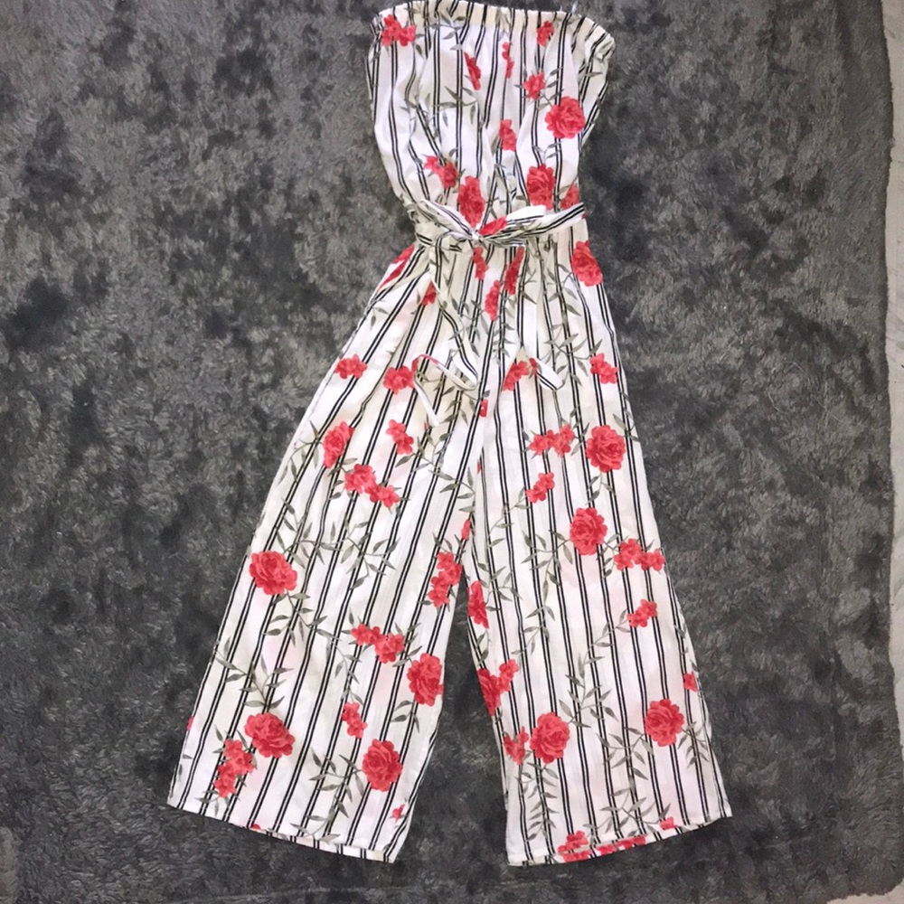Strapless jumpsuit